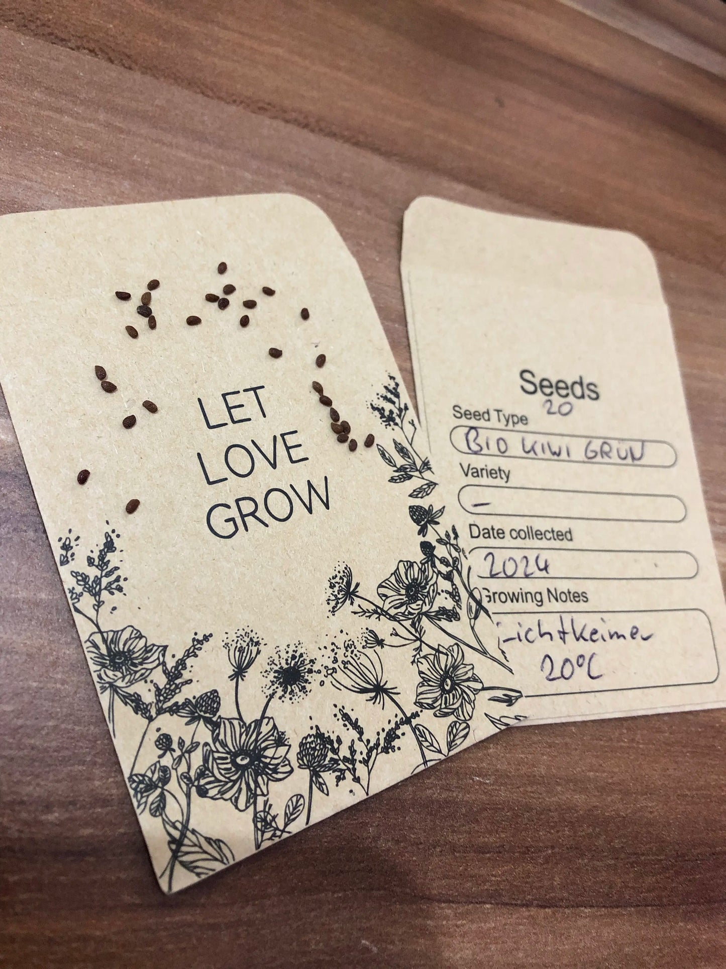 Grüne Kiwi Samenpackung (Actinidia deliciosa)